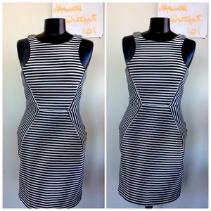 Black & White Striped Trixxi Sleeveless Dress